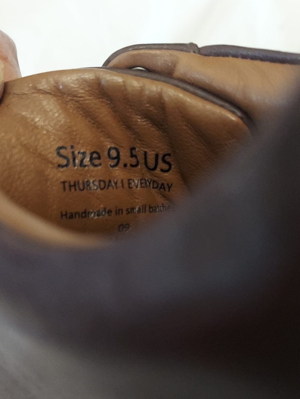 Thursday Boot Company Premier Low Top Brown Leather Sneaker Mens 9.5 - Picture 9 of 10